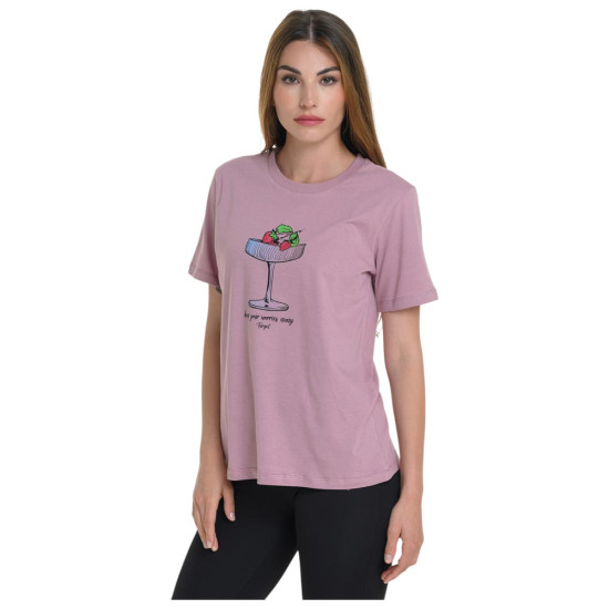 Target Γυναικεία κοντομάνικη μπλούζα Single Jersey ''Coctail'' Target Γυναικεία κοντομάνικη μπλούζα Single Jersey ''Coctail''